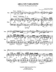 Aria con variazioni trumpet pdf free